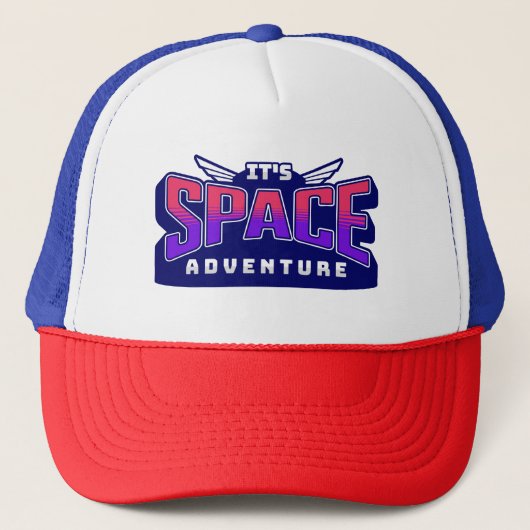 Haar ruimte avonturenhoed trucker pet (Voorkant)