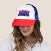 Haar ruimte avonturenhoed trucker pet (In situ)