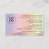 Haar Salon, Braid Stylist, Braiding,  pasta Visitekaartje (Achterkant)