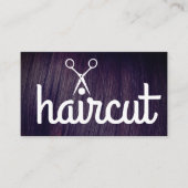 Haar | Salon Shears Visitekaartje (Voorkant)