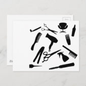 Haar Salon Tools | Briefkaart (Voorkant / Achterkant)