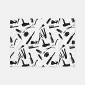 Haar Salon Tools Fleece Deken (Voorkant (Horizontaal))