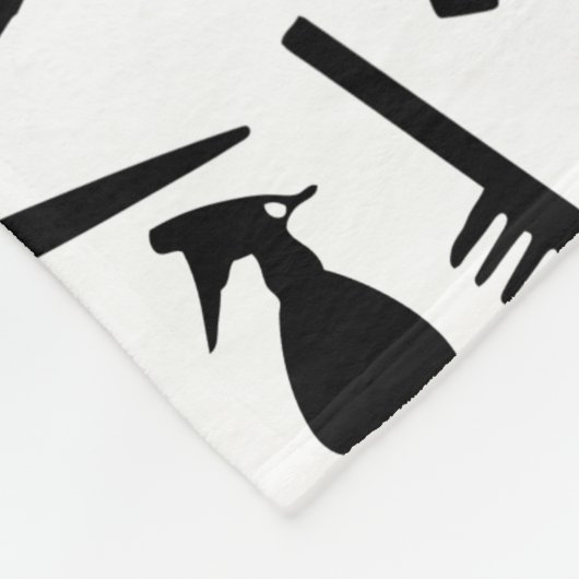 Haar Salon Tools Fleece Deken (Hoek)