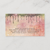 Haar Salon Tools | Glitter Star Dust Visitekaartje (Achterkant)