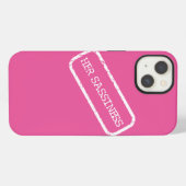 "HAAR SASSINESS" iPhone HOESJE (Achterkant horizontaal)