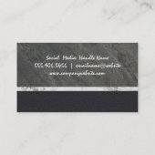 Haar Schaar Goud Logo Visitekaartje (Achterkant)