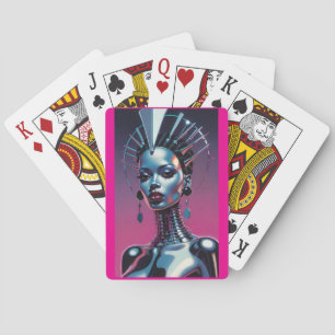 Haar Schoonheid Was Ononderscheidbaar Pokerkaarten