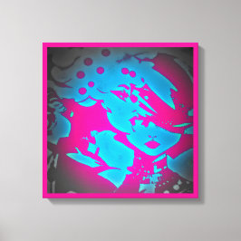 Haar schoonheidsgroef canvas afdruk