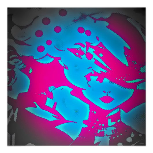 Haar schoonheidsgroef perfect poster (Voorkant)