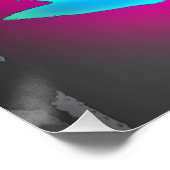 Haar schoonheidsgroef perfect poster (Hoek)