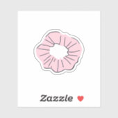 Haar scrunchie sticker (Vel)