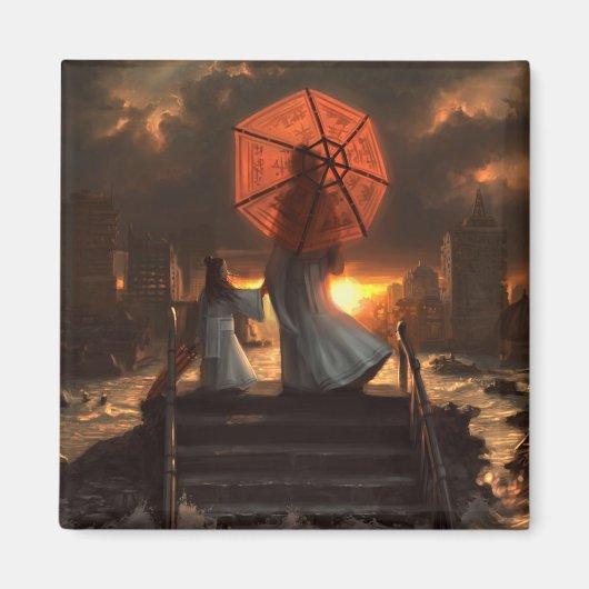 Haar Silent Silhouette Magneet (Voorkant)