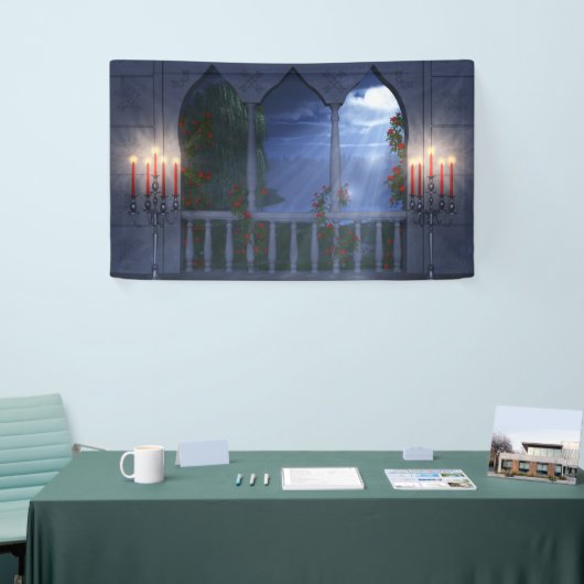 Haar Silver Mantle Banner (Beurs)