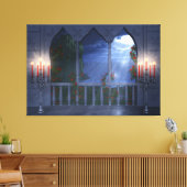 Haar Silver Mantle Canvas (Insitu (Woonkamer))