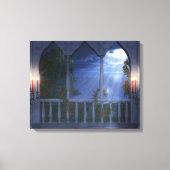Haar Silver Mantle Canvas Afdruk (Voorkant)