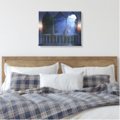 Haar Silver Mantle Canvas Afdruk (Insitu (Slaapkamer))