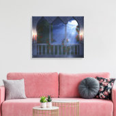 Haar Silver Mantle Canvas Afdruk (Insitu (Woonkamer))