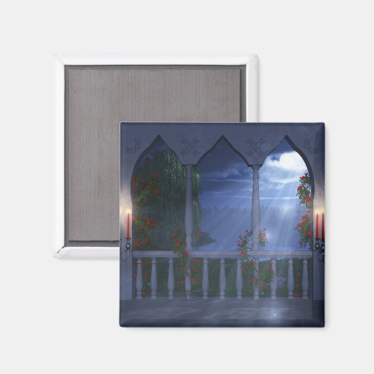 Haar Silver Mantle Magnet (Voorkant / Achterkant)