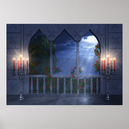 Haar Silver Mantle print (Voorkant)