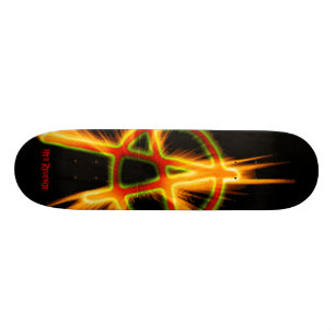 Haar skateboard van de Anarchy van de Staat