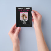 Haar Special Beauty Haar Nail Salon Kapper Flyer (Hand)