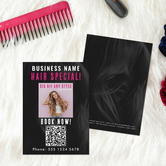 Haar Special Beauty Haar Nail Salon Kapper Visitekaartje