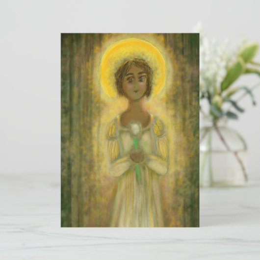 Haar speciale dag - Save the Date kaart (Staand voorkant)