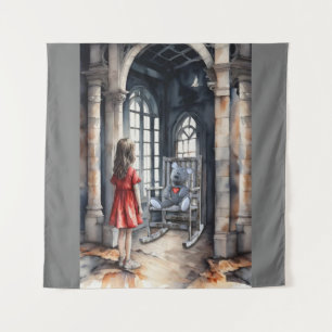 HAAR SPECIALE PLEK OM TE GAAN ALS ZE TAPIJT NODIG  WANDKLEED