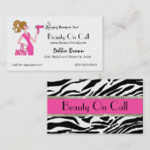 Haar Stijllijst op de Visitekaartjes van de Vraag (Voorkant / Achterkant)