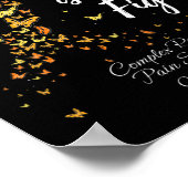 Haar strijd CRPS Complex Regionaal Pijn Syndroom A Poster (Hoek)