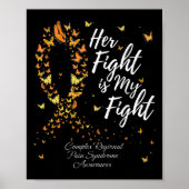 Haar strijd CRPS Complex Regionaal Pijn Syndroom A Poster (Voorkant)