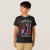 Haar Strijd Grote Neeef CHD-Bewustzijn Amerikaanse T-shirt (Voorkant volledig)