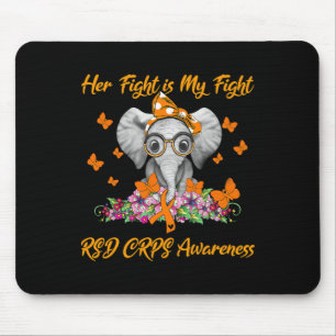Haar strijd is mijn bekendheid met RSD CRPS Muismat