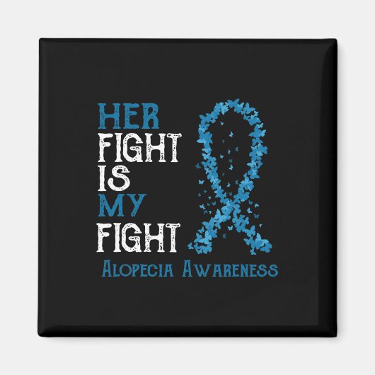 Haar strijd is mijn brandbewustzijn in de strijd t magneet (Voorkant)