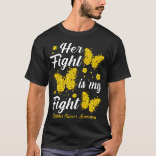 Haar strijd is mijn 'FightBladder Cancer'-bewustzi T-shirt