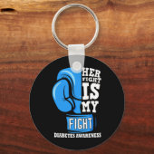 Haar strijd is mijn gevecht tegen de handschoenkas sleutelhanger (Voorkant)