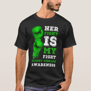 Haar strijd is mijn gevecht tegen nierziekte Dialy T-shirt