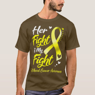 Haar strijd is mijn kinderkankerbewustzijn R T-shirt