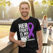 Haar strijd is mijn strijd epilepsie steun Tri-Blend shirt
