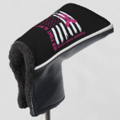 Haar Strijd Is Mijn Strijd Ik Draag Roze Echter Ka Golfheadcover (3/4 voorkant)
