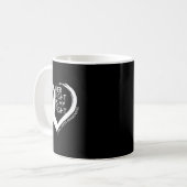Haar strijd is mijn strijd longkankerbewustzijnsma koffiemok (Voorkant links)