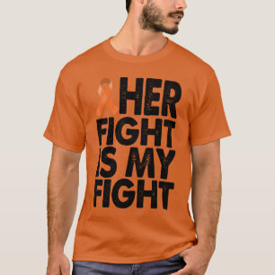 Haar strijd is mijn strijd Multiple Sclerose vrien T-shirt