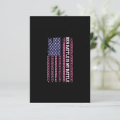Haar strijd is mijn strijd, Ontwerp voor borstkank Kaart (Staand voorkant)