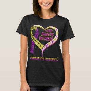 Haar strijd is mijn strijd tegen auto-immune hepat t-shirt