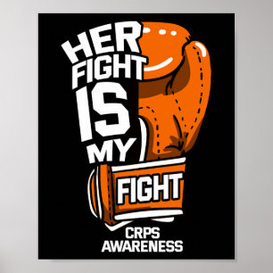 Haar strijd is mijn strijd tegen Crps, die me waar Poster