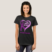 Haar strijd is mijn strijd tegen de ITP-bewustword T-shirt (Voorkant volledig)