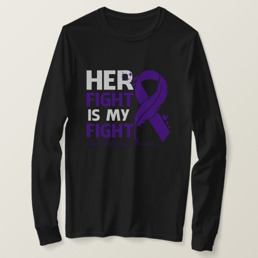 Haar strijd is mijn strijd tegen de MALFORMATIE va T-shirt (Design voorkant)
