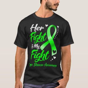 Haar strijd is mijn strijd tegen de ziekte van Lym T-shirt