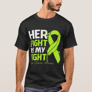 Haar strijd is mijn strijd tegen de ziekte van Lym T-shirt