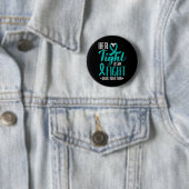 Haar strijd is mijn strijd tegen drugsverslaving ronde button 5,7 cm (In situ)